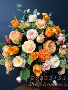 Bình hoa hồng các loại